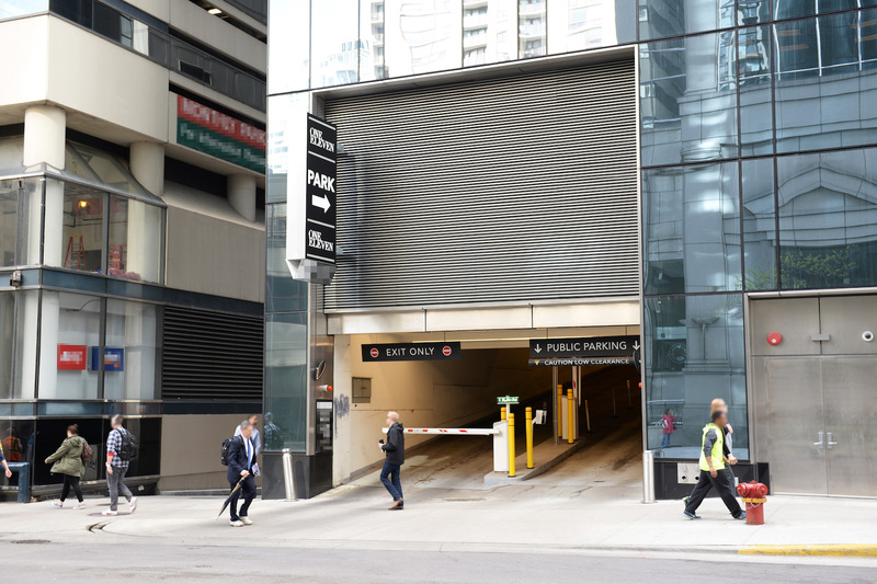 Street view of OneEleven Garage