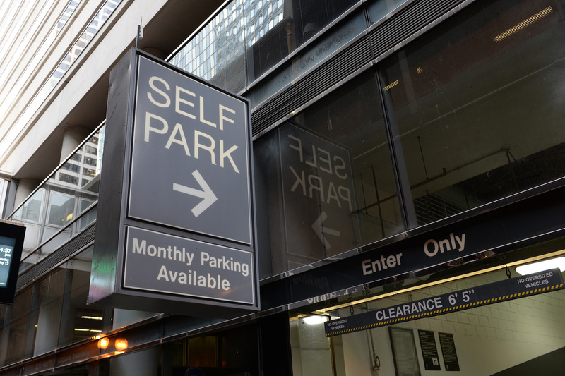 Street view of 203 North LaSalle Self Park