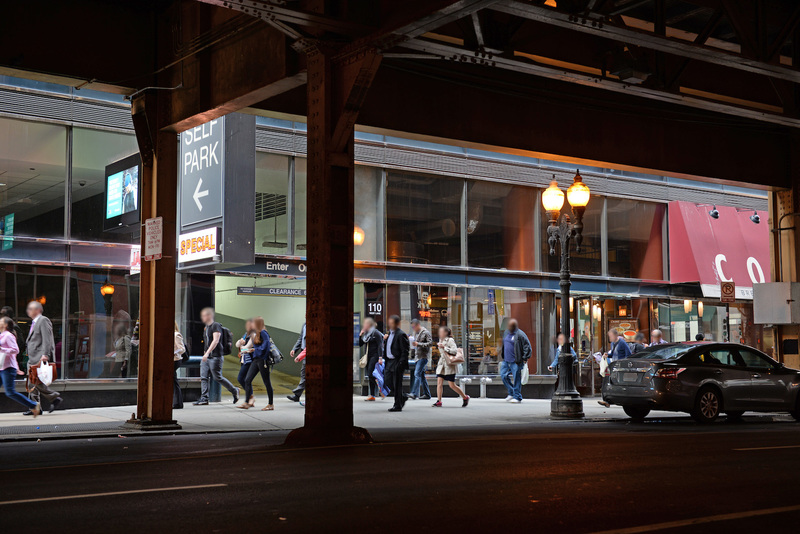 Street view of 203 North LaSalle Self Park