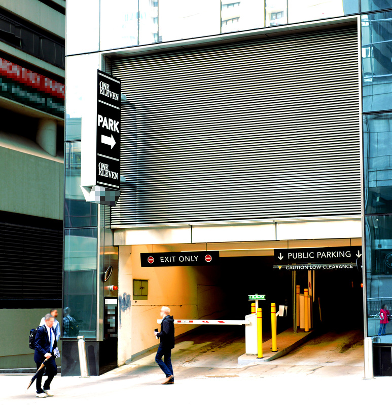Street view of OneEleven Garage