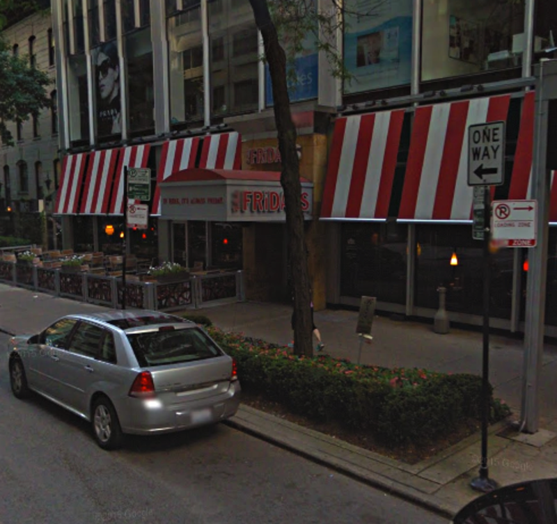 Street view of TGI Friday's Valet