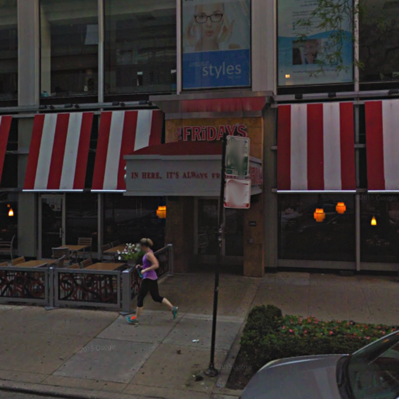 Street view of TGI Friday's Valet