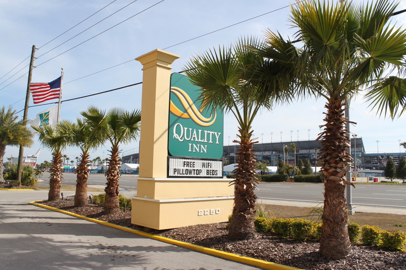 Street view of Daytona Speedway Lot