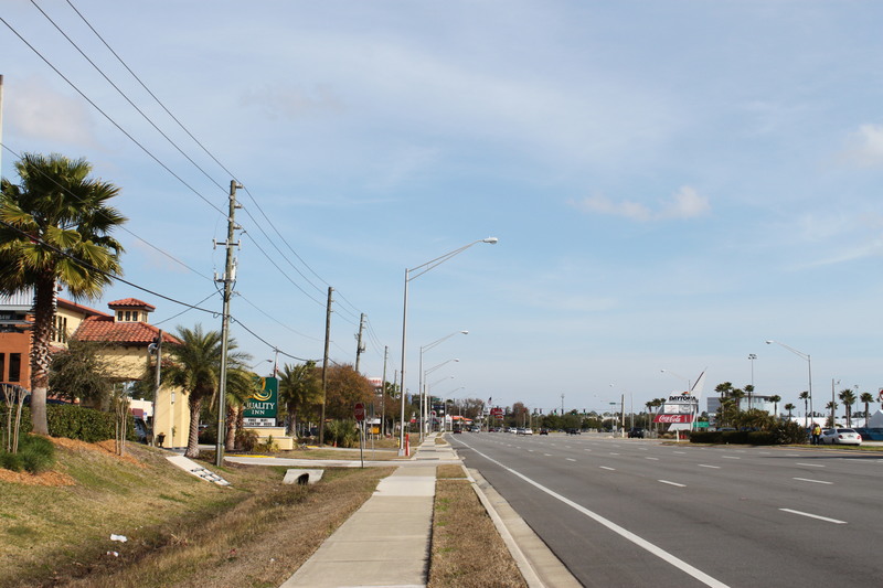Street view of Daytona Speedway Lot