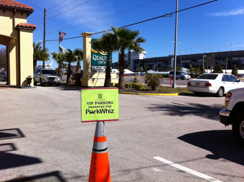 Street view of Daytona Speedway Lot