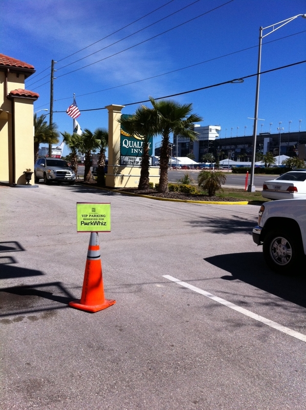 Street view of Daytona Speedway Lot
