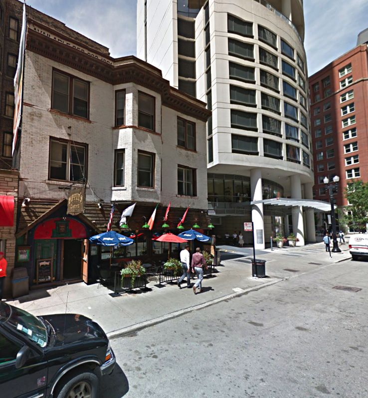 Street view of The Clare - Valet Kiosk