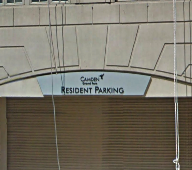 Street view of Camden Living Monthly Parking