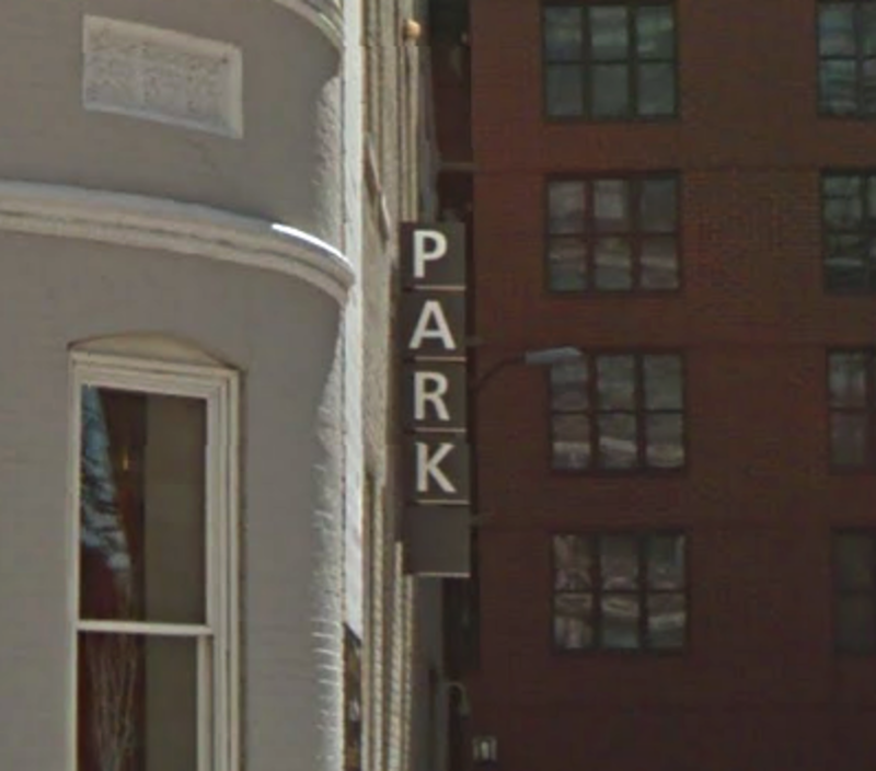Street view of Penn Parking