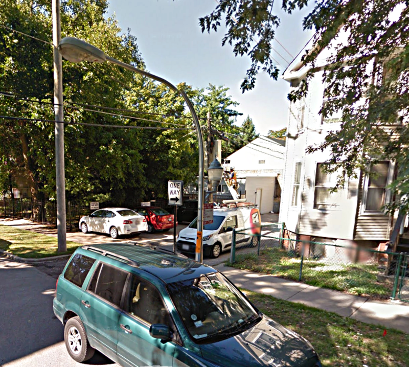 Street view of Alley Space - 3600-3602 N. Hermitage