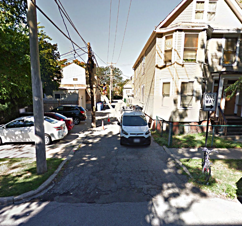 Street view of Alley Space - 3600-3602 N. Hermitage