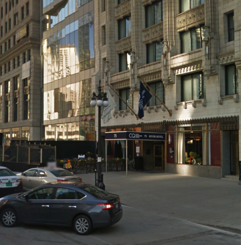 Street view of Club Quarters Hotel & Suites