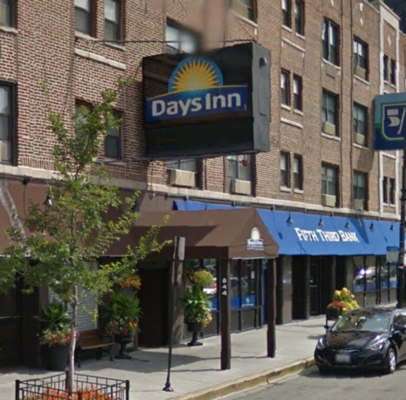 Street view of Days Inn Lincoln Park