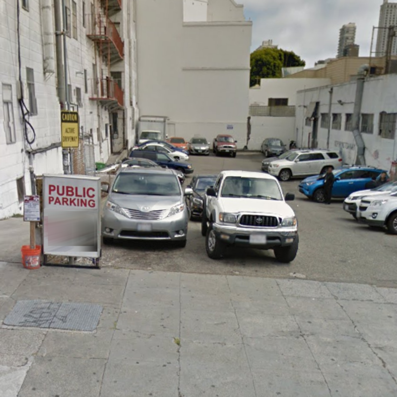 Street view of North Beach Parking