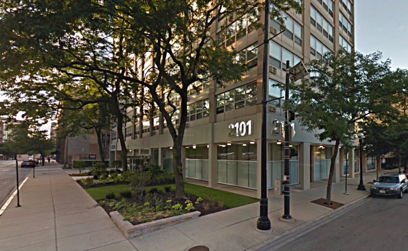 Street view of 2101 South Michigan Apartments (131 E. 21st St.)