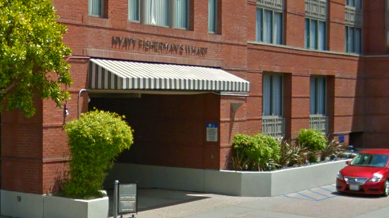 Street view of Hyatt Centric Fisherman's Wharf