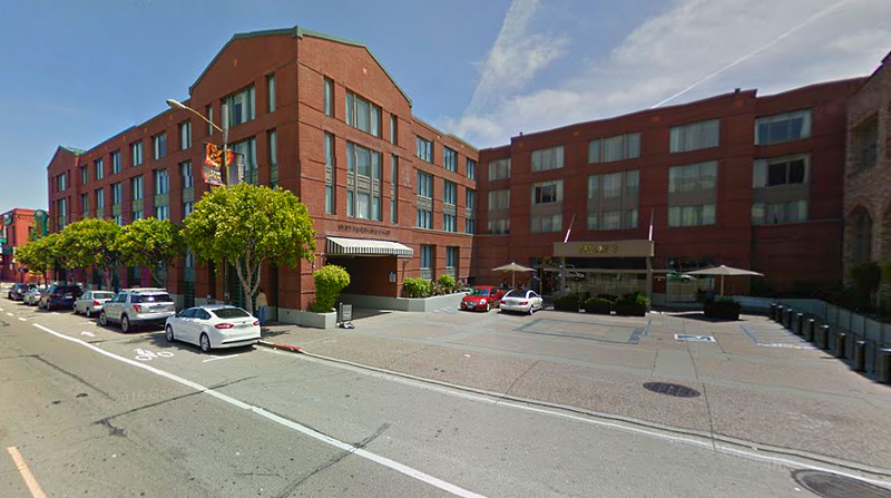 Street view of Hyatt Centric Fisherman's Wharf