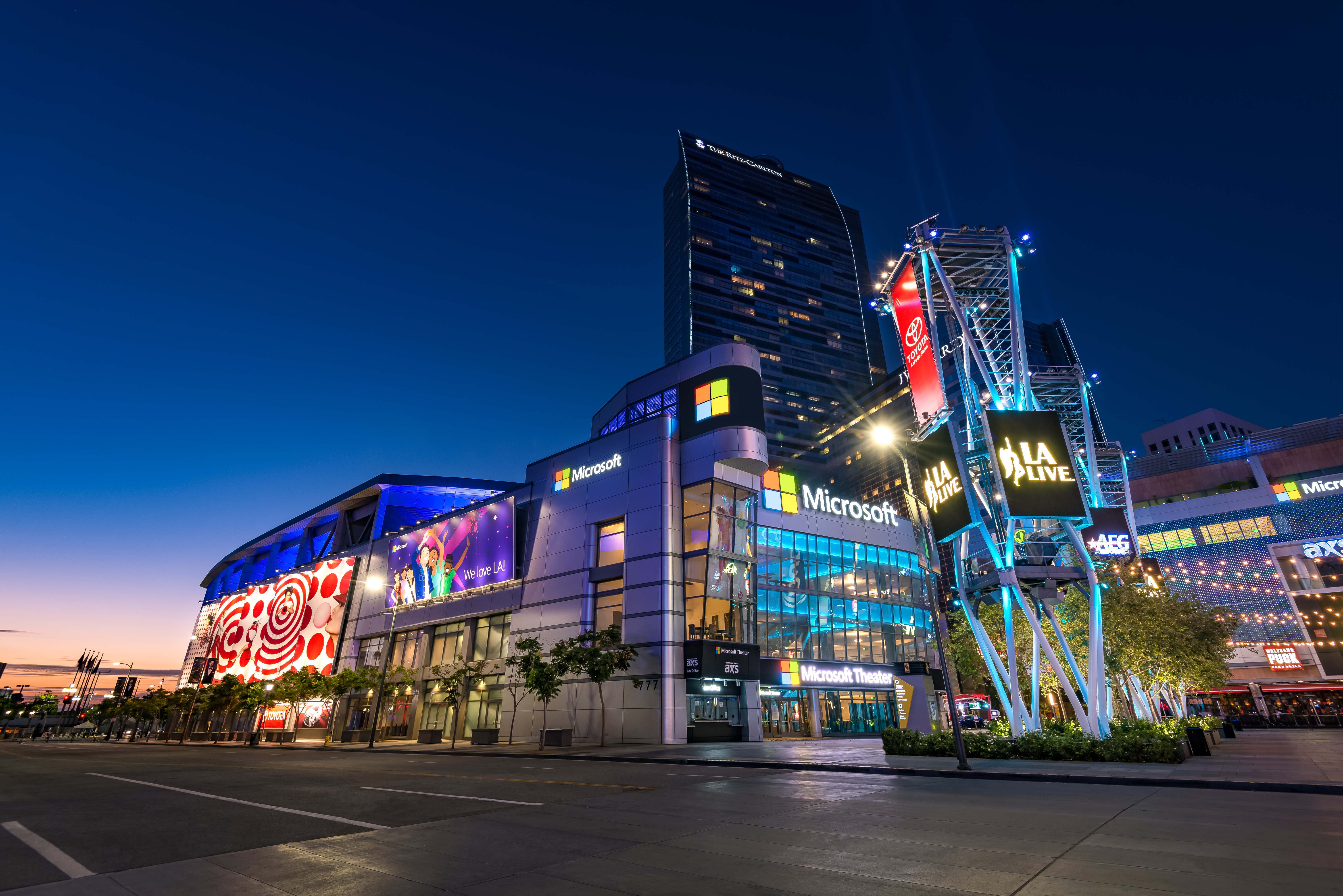 Peacock Theater formerly Microsoft Theater Parking Find