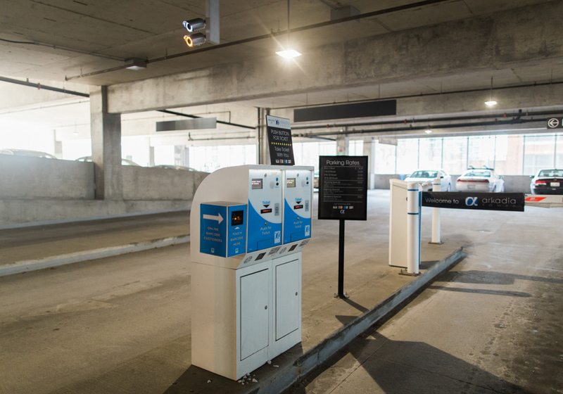 Street view of Arkadia Tower Garage
