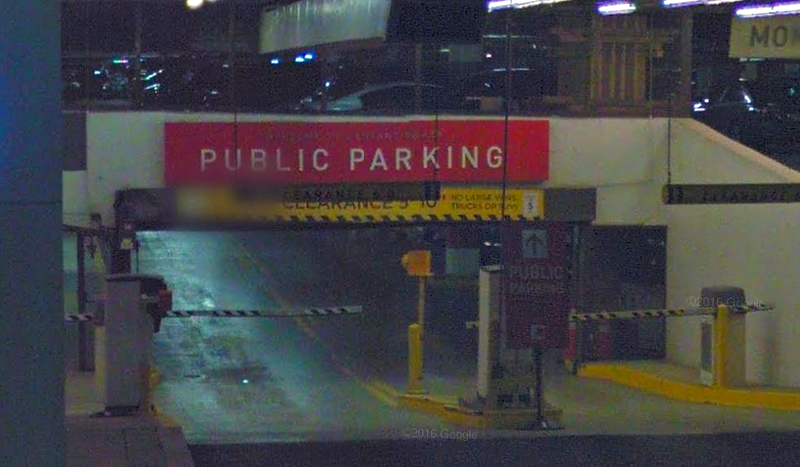 Street view of L'Enfant Plaza Parking Garage