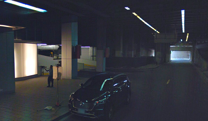 Street view of L'Enfant Plaza Parking Garage