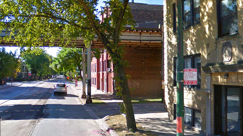 Street view of Alley Space - 1212 W. Roscoe St.