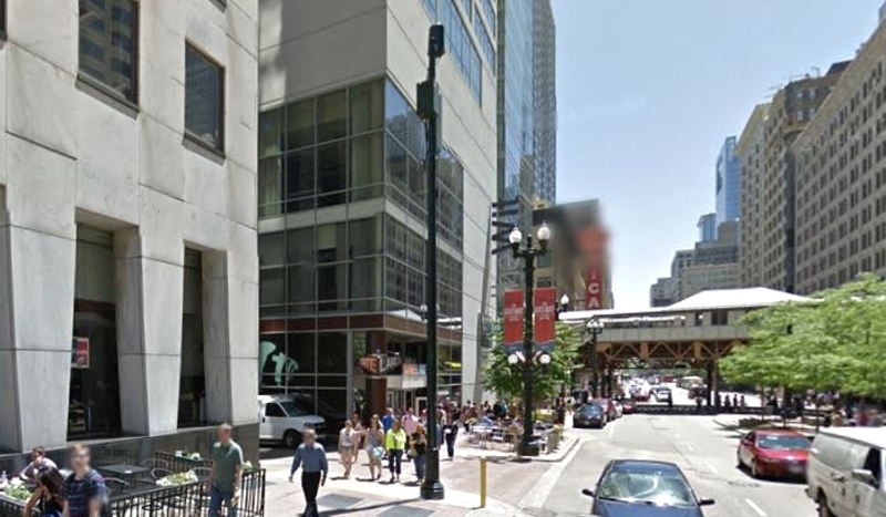 Street view of 1 E Wacker Garage - Valet