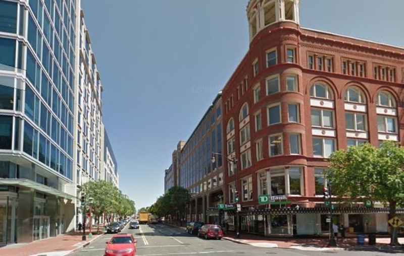 Street view of 909 7th St. NW. Garage
