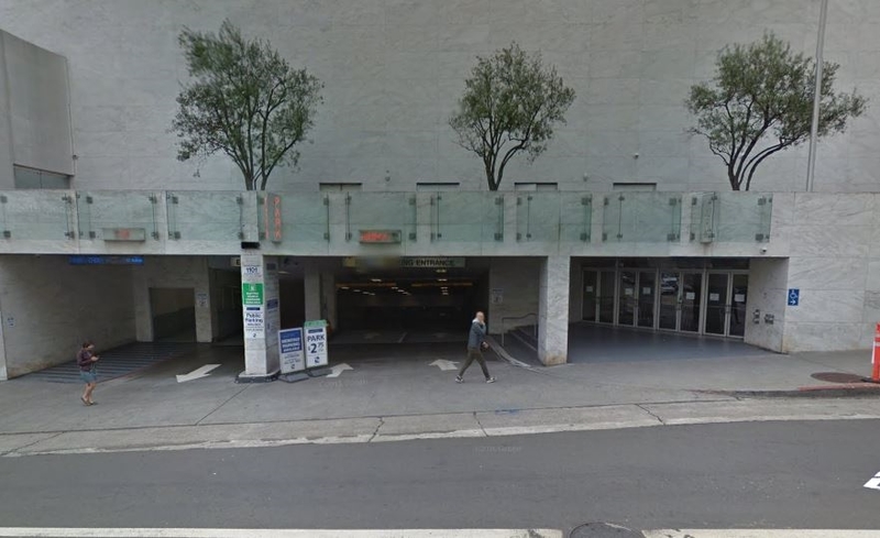 Street view of Nob Hill Masonic Center Garage