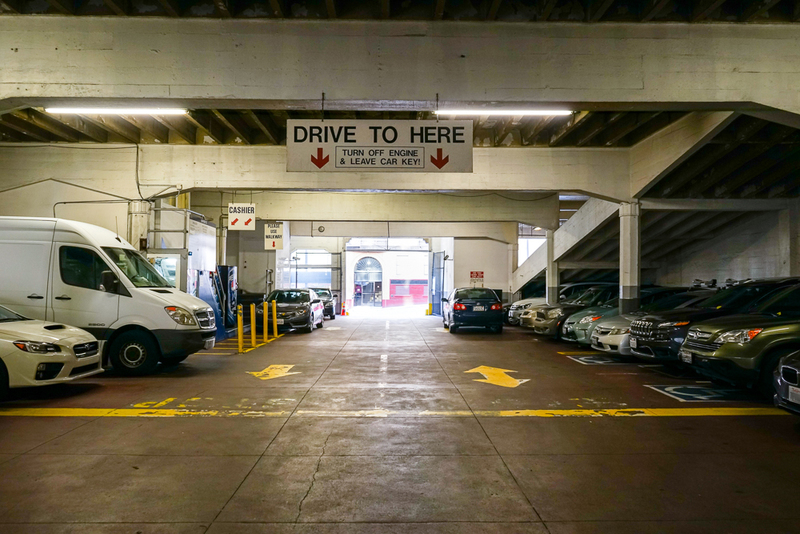 Street view of Post & Taylor Garage - Valet