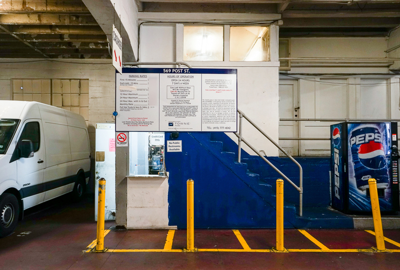 Street view of Post & Taylor Garage - Valet