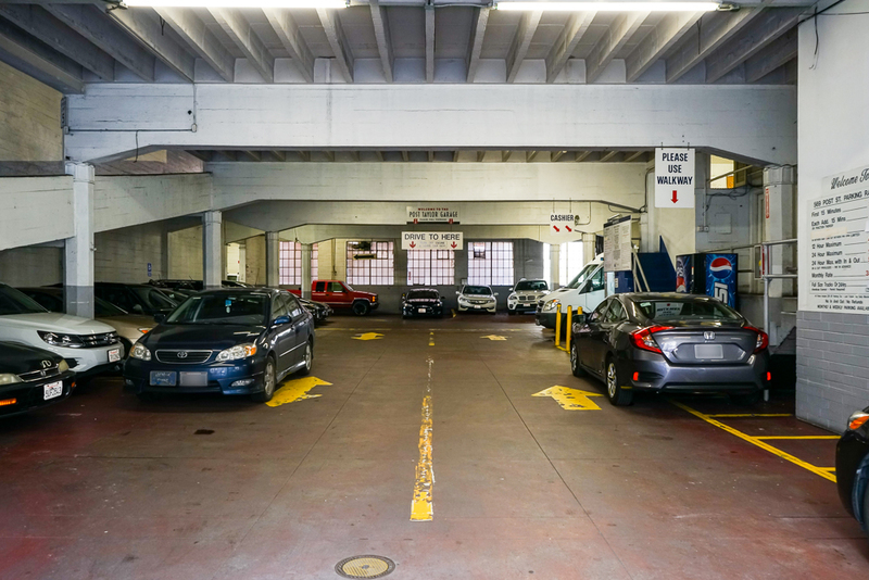 Street view of Post & Taylor Garage - Valet