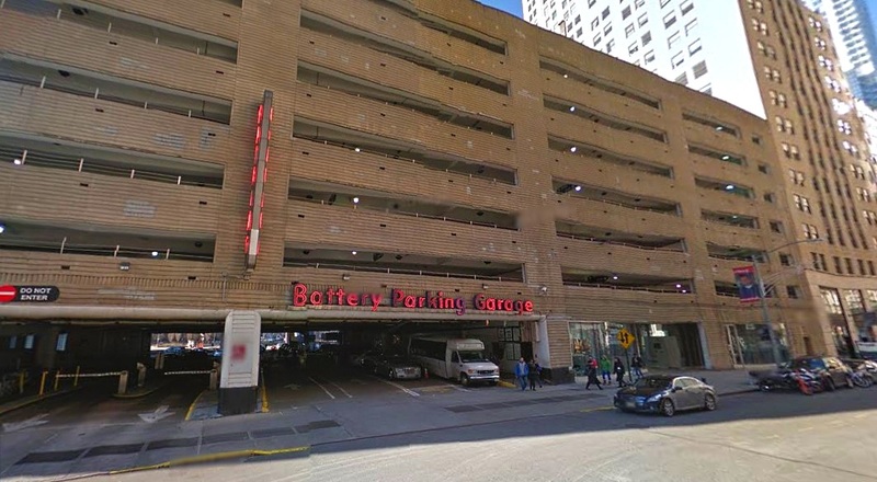 Street view of Battery Parking Garage