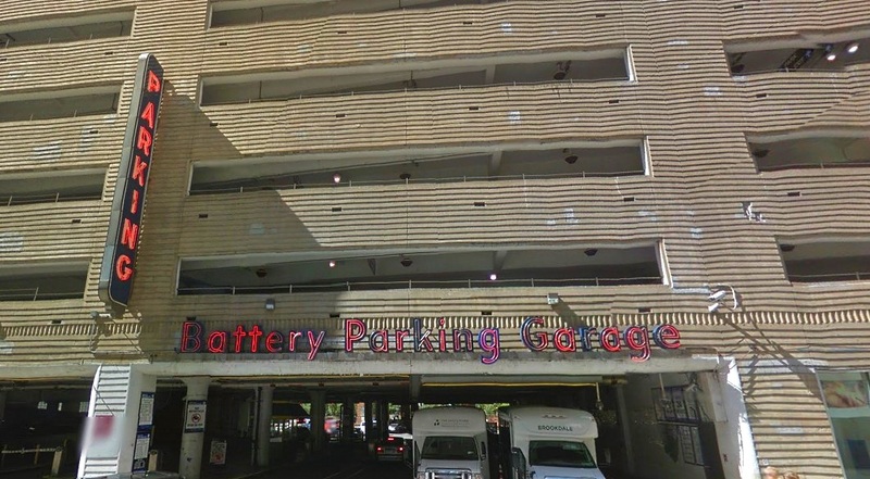 Street view of Battery Parking Garage