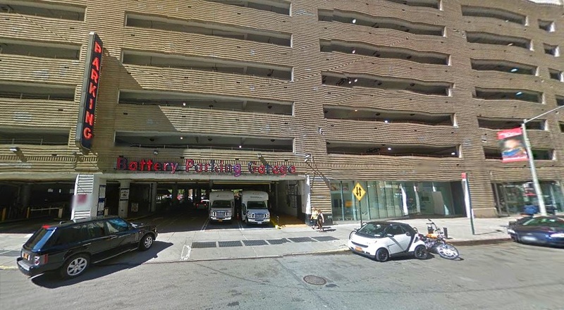 Street view of Battery Parking Garage