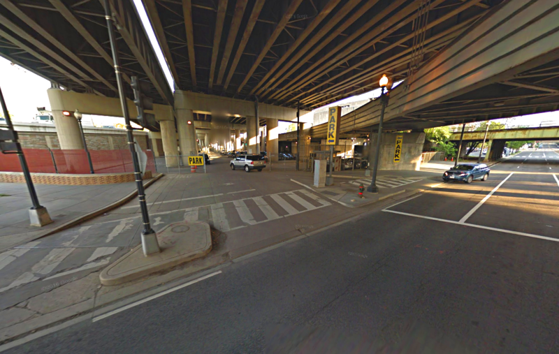 Street view of Pacific Parking