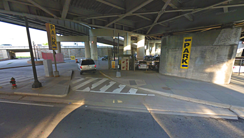 Street view of Pacific Parking