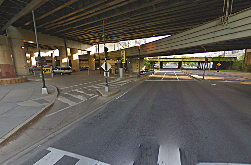 Street view of Pacific Parking