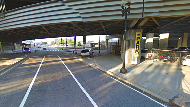 Street view of Pacific Parking