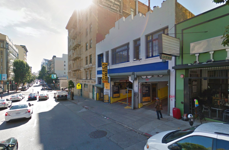 Street view of EZ Public Parking Garage - Valet