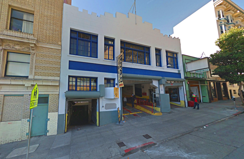 Street view of EZ Public Parking Garage - Valet