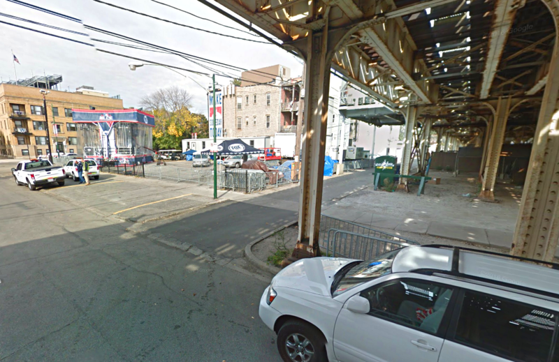 Street view of Alley Space - 3706 N. Wilton Ave. Lot