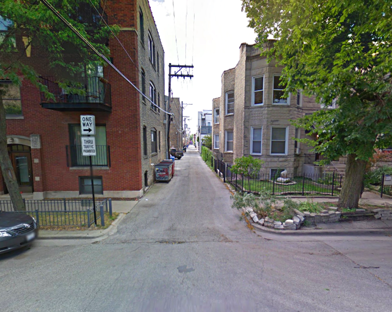 Street view of Alley Space - 3619 N Lakewood