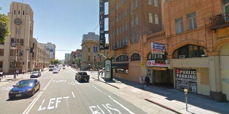 Street view of North Beach Parking - Valet