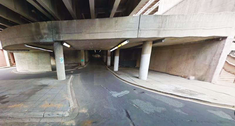 Street view of L'Enfant Plaza Parking Garage