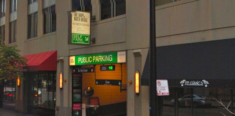 Street view of North Bridge 10 E. Grand Self Park