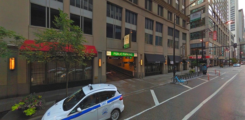 Street view of North Bridge 10 E. Grand Self Park