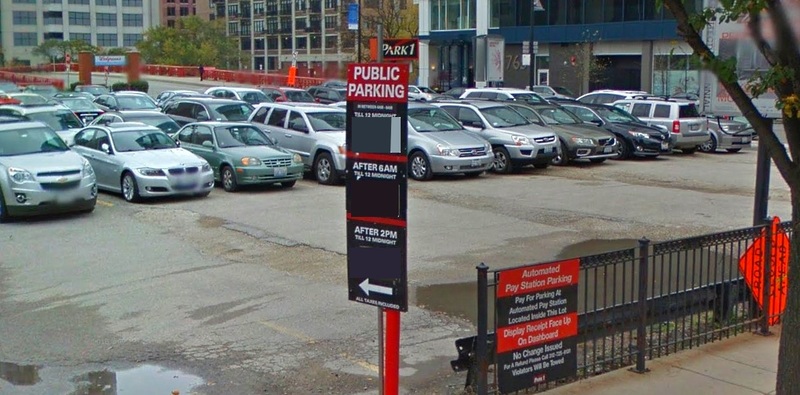 Street view of Park 1 Chicago