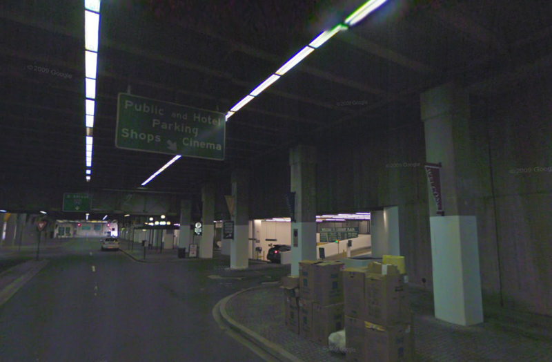 Street view of L'Enfant Plaza Parking Garage