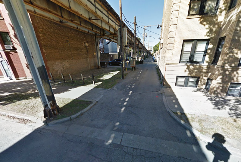 Street view of Alley Space - 1210 Roscoe St.